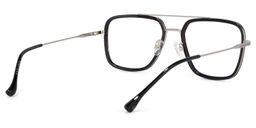 Lunettes Nayeli Aviator Noir-Argent4