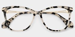 Westley Écaille claire Papillon lunettes2