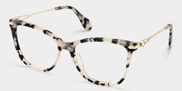 Westley Écaille claire Papillon lunettes3