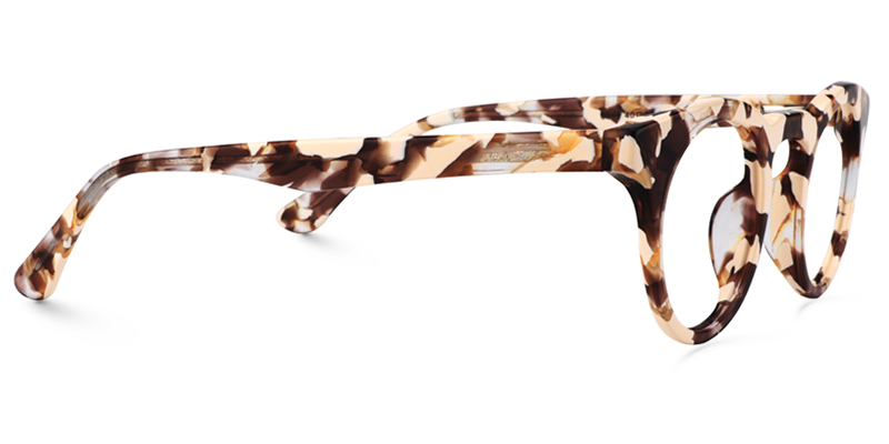 Abigail Lunettes rondes Tortoise3