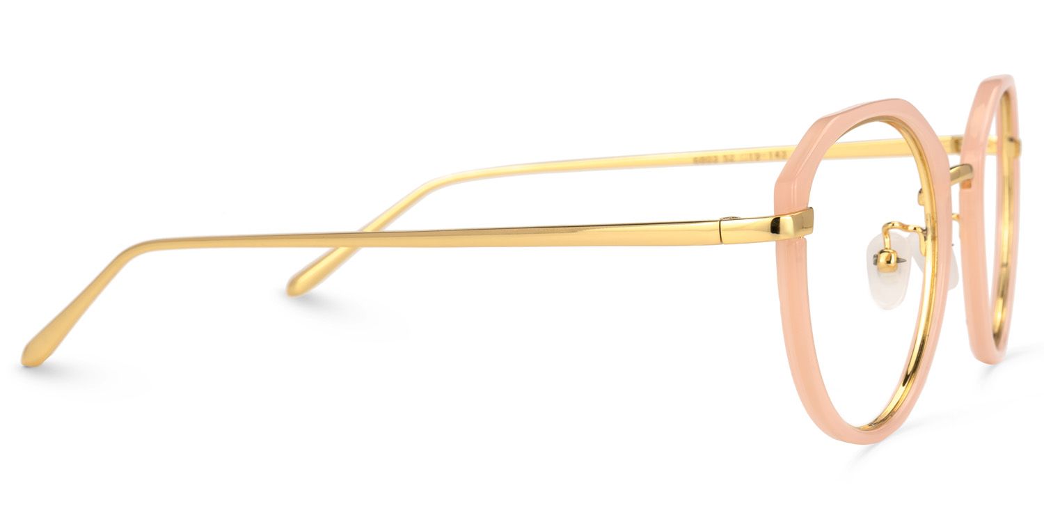 Xavia Rose Clair Géométrique Lunettes2