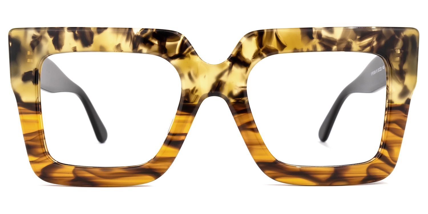 Brandon Marron Carré Lunettes0