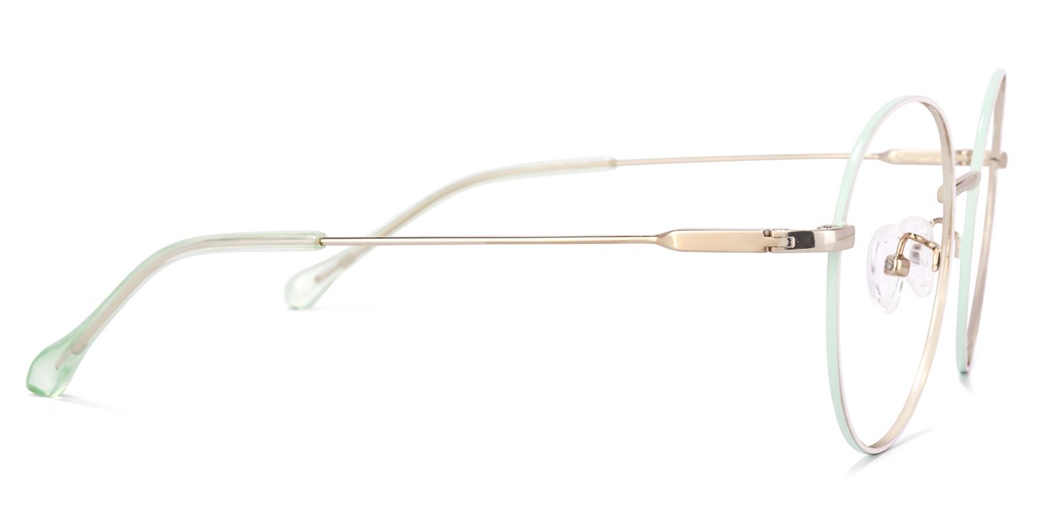 Petula Lunettes rondes blanc3