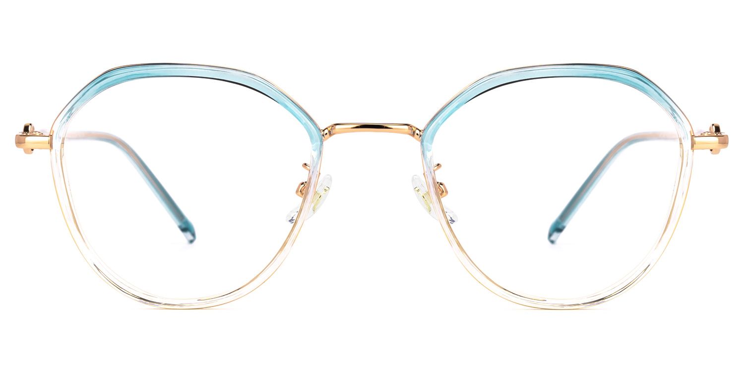 Lionel Lunettes Géométriques Cristal Bleu 0