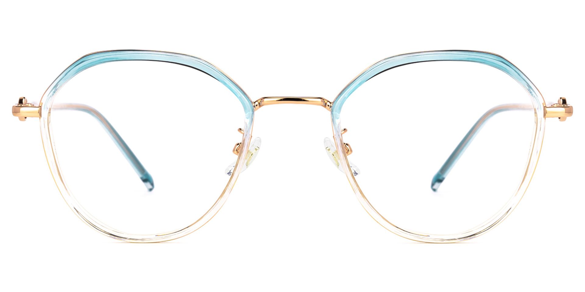 Lionel Lunettes Géométriques Cristal Bleu 0