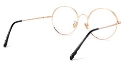 Beverly Or Ronde lunettes4