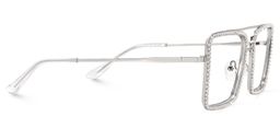 Diva Argenté Carré lunettes3