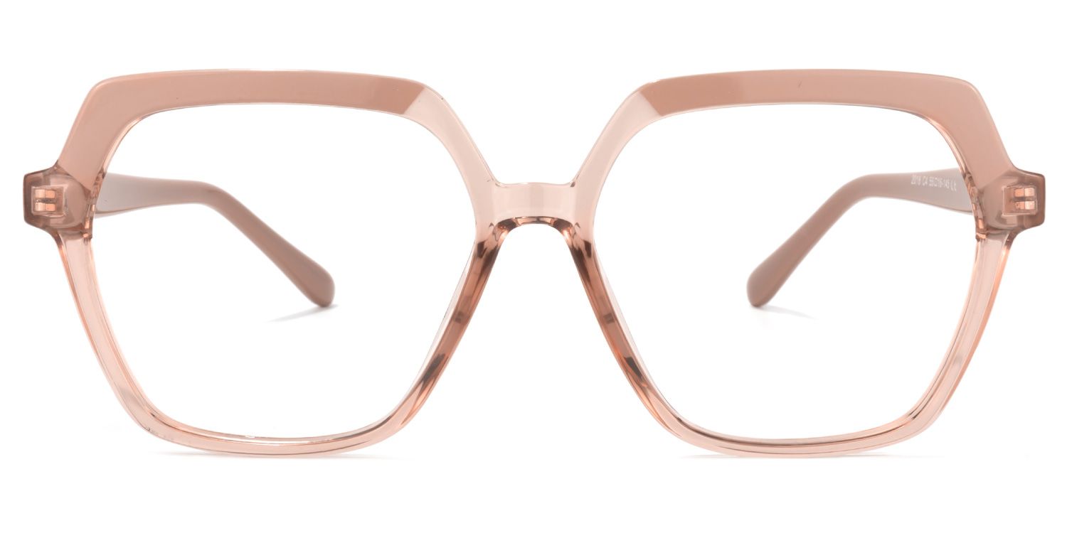 Norah Beige Géométrique Lunettes 0
