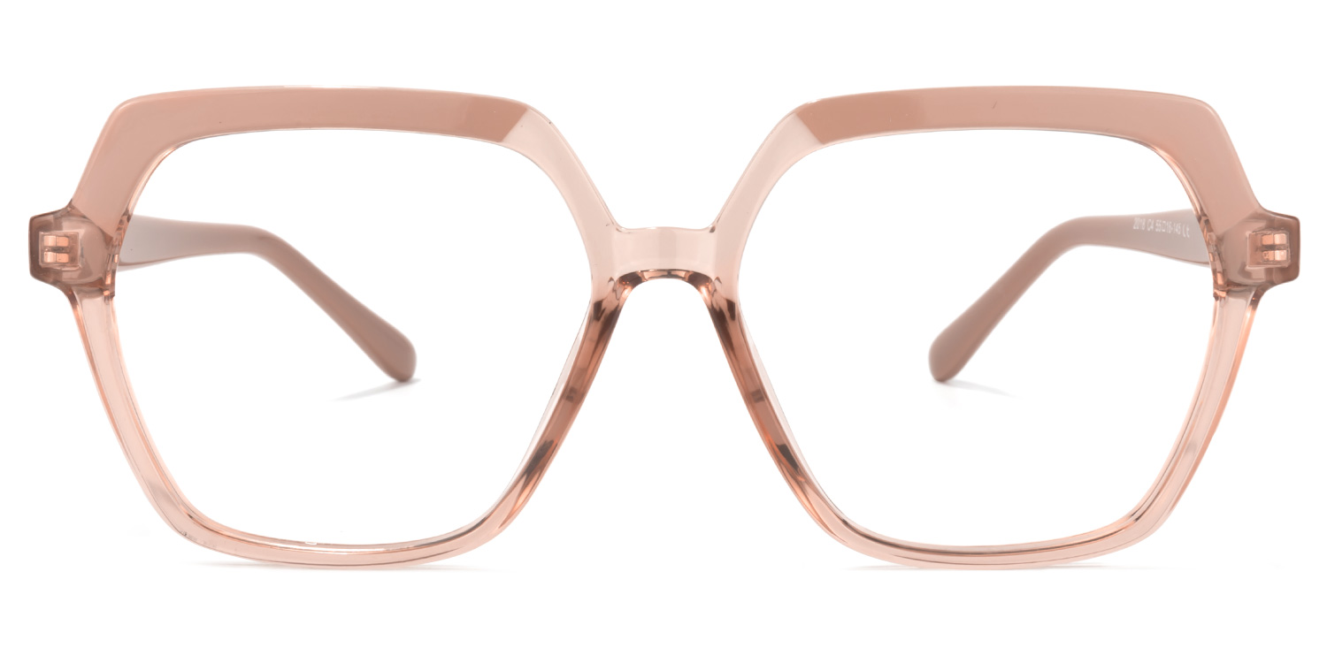 Norah Champagne Géométrique Lunettes 0