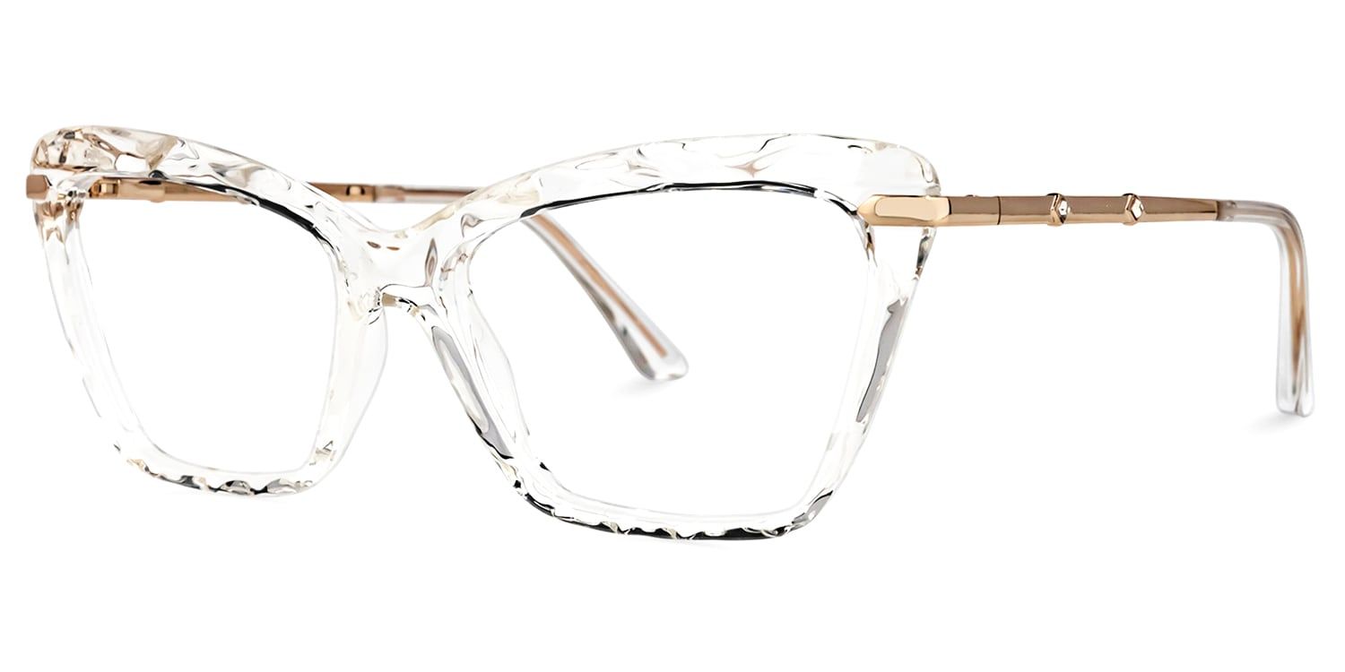Juliet Cristal Cateye Lunettes1