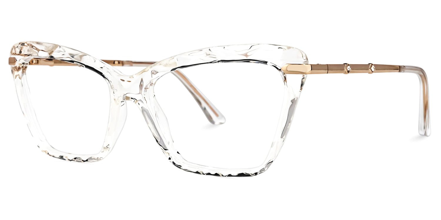 Juliet Cristal Cateye Lunettes1