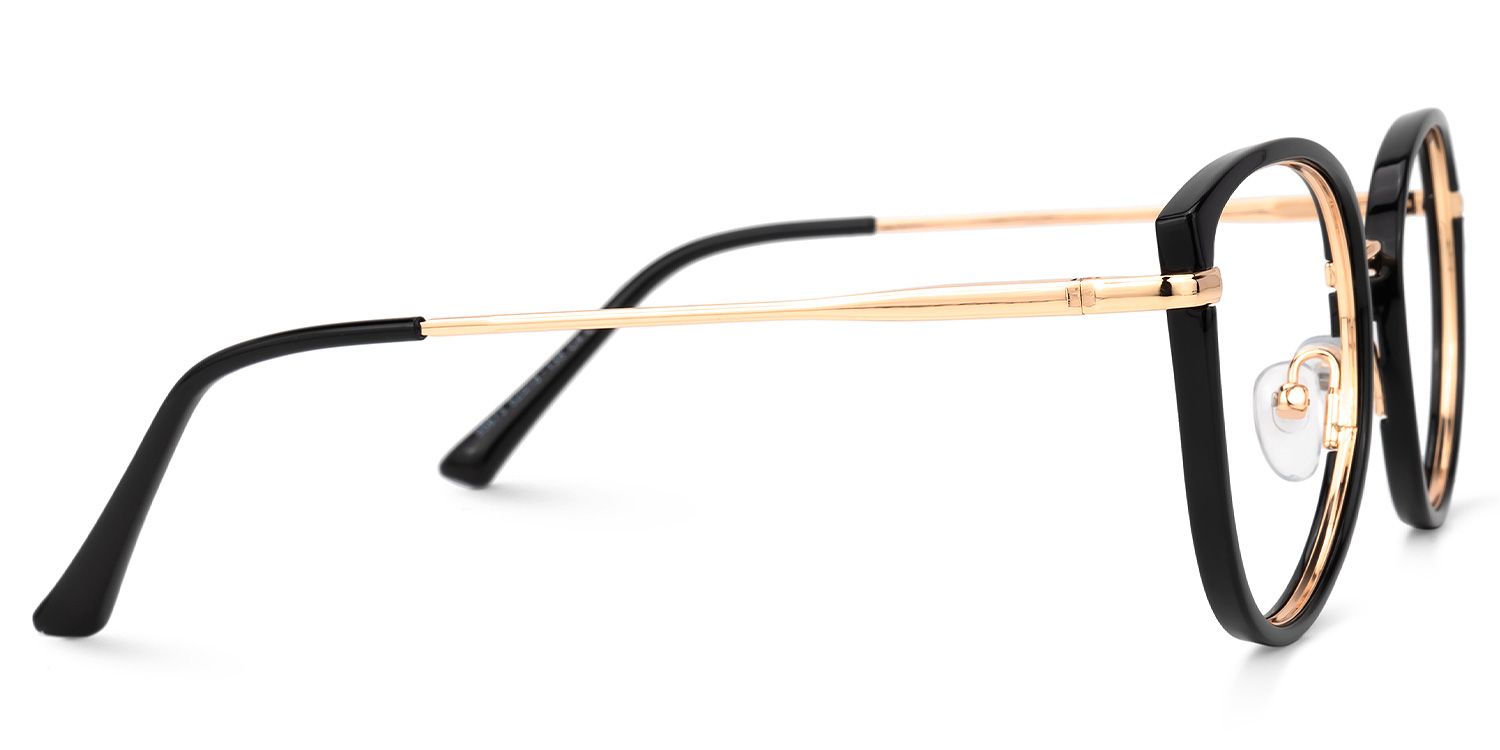 Neal Noir Cateye Lunettes2