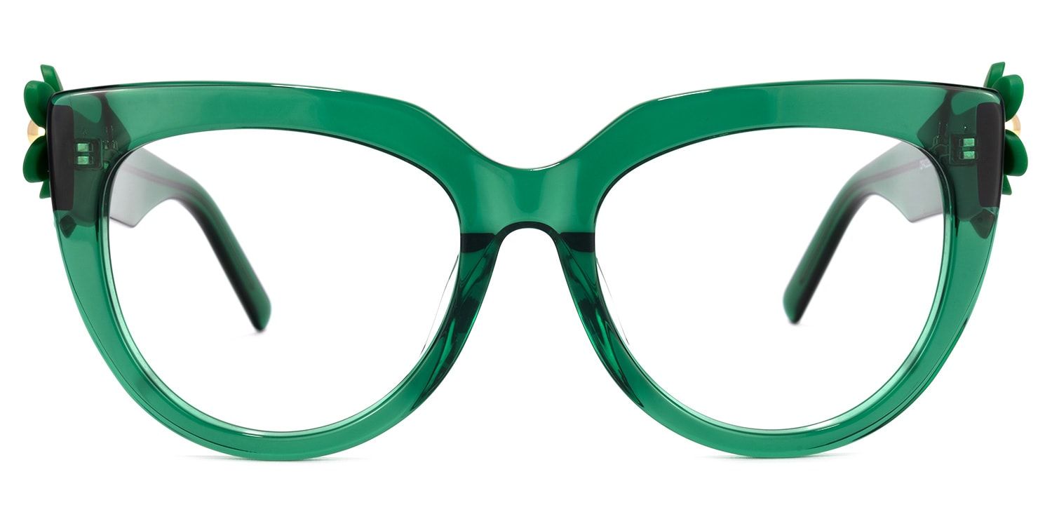 Miguel Vert Cateye Lunettes0