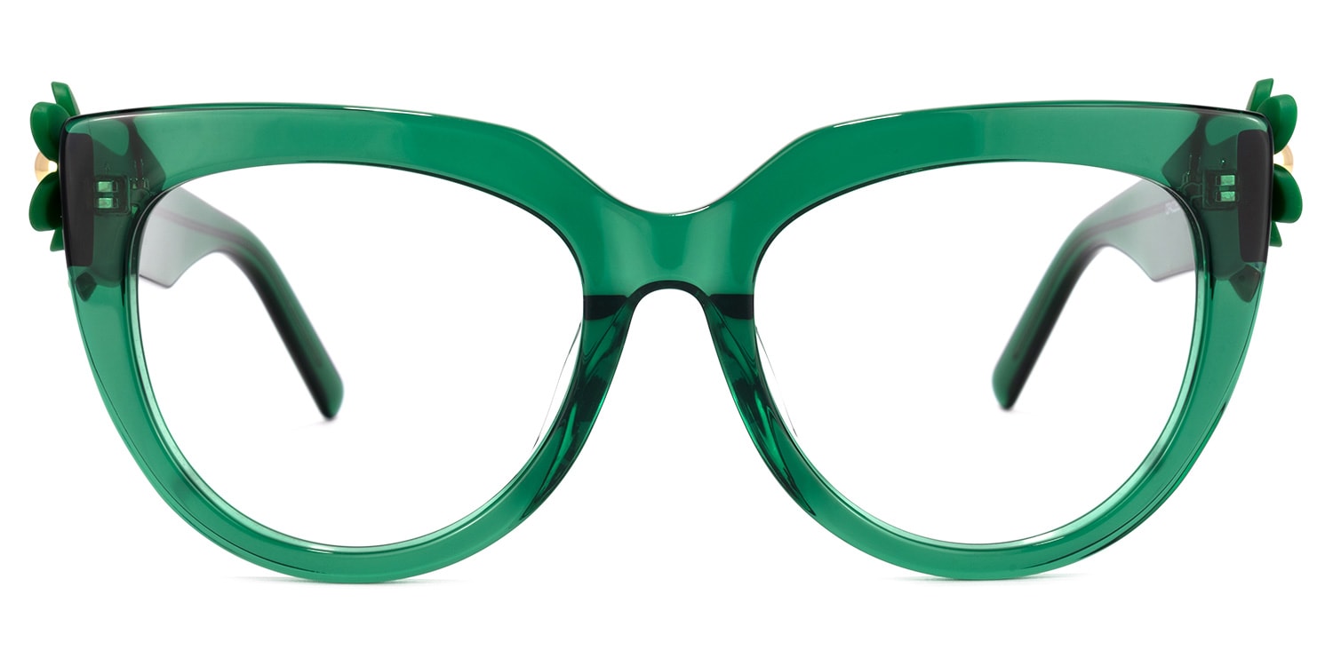 Miguel Vert Cateye Lunettes0