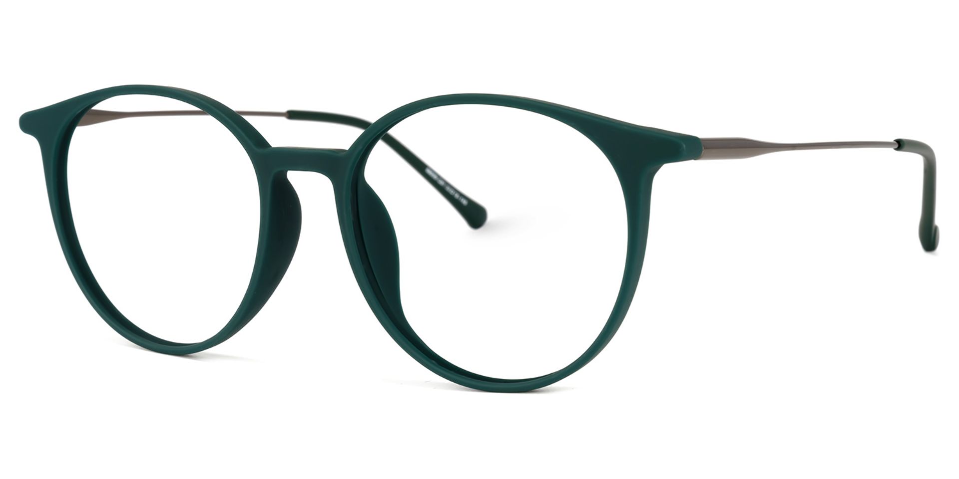 Ohnicio Lunettes rondes vert foncé1