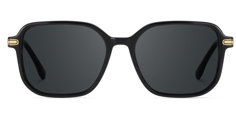 Jetson Noir Rectangulaire lunettes de soleil