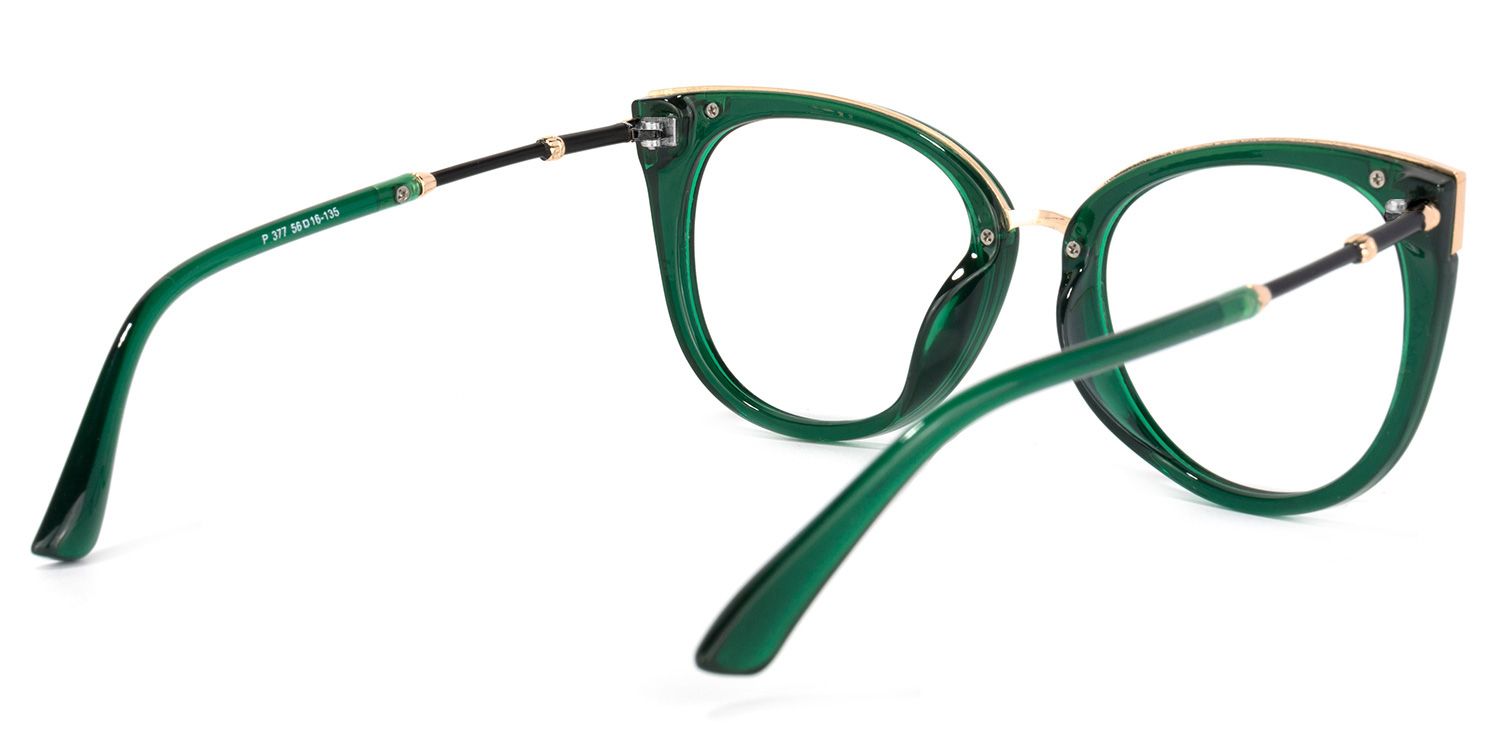 Dalton Lunettes Cateye vert foncé5