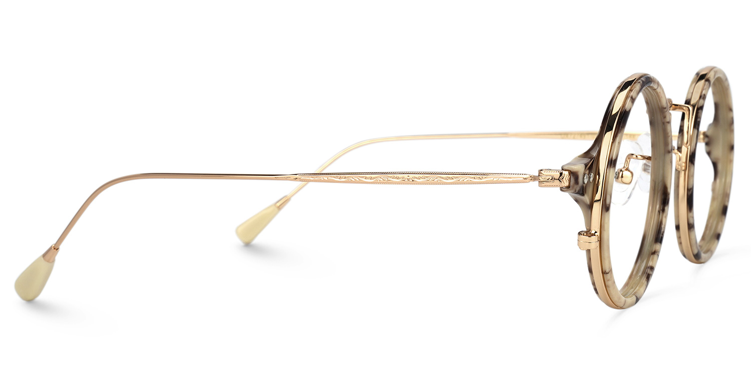 Hadassah Lunettes rondes jaunes 2