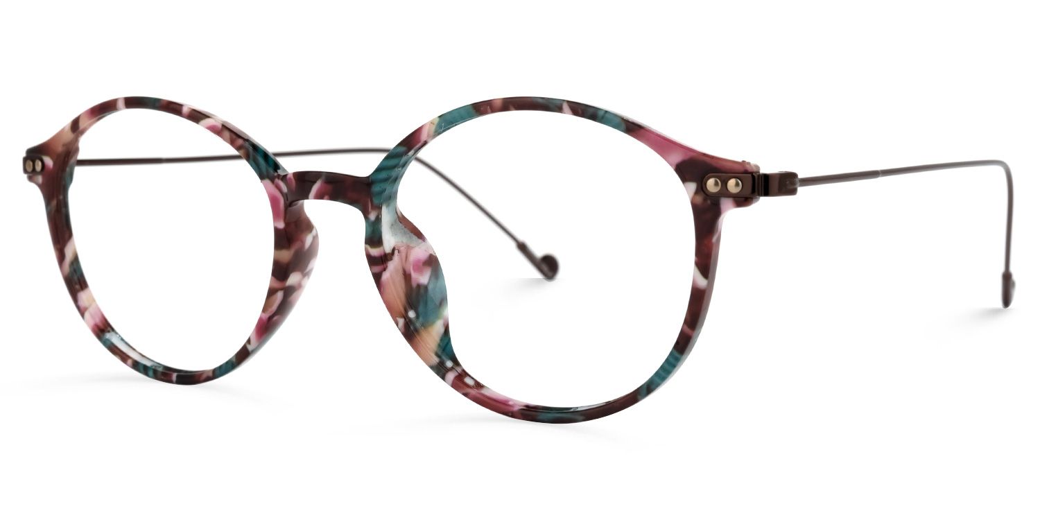 Sydnie Floral Ronde Lunettes1