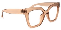 Malcolm Beige Carré lunettes2