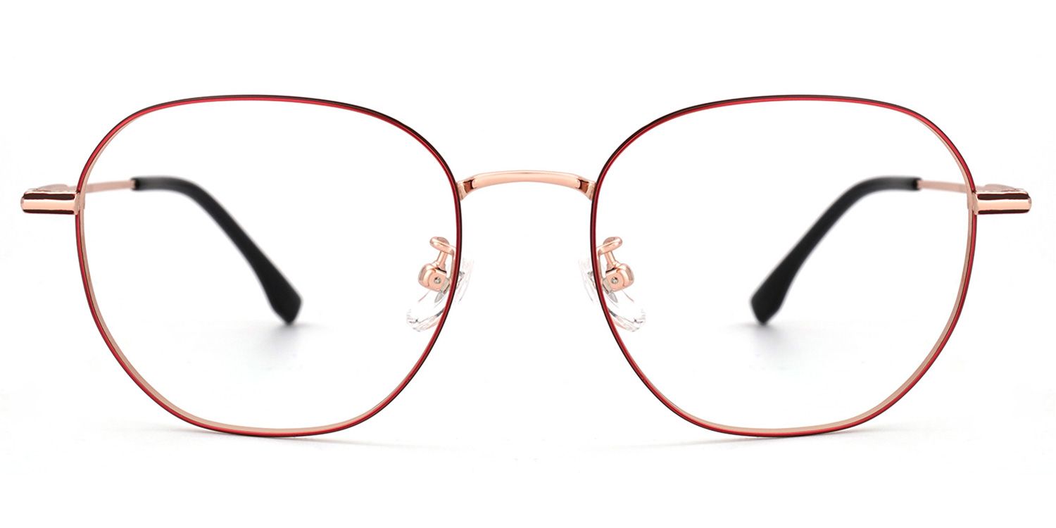 Macduff Rouge Ronde Lunettes0