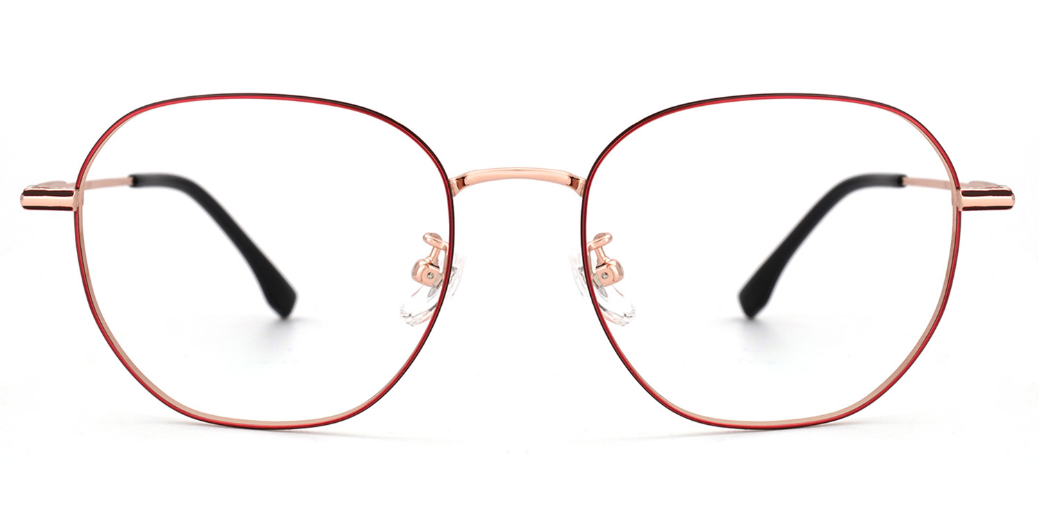 Macduff Rouge Ronde Lunettes0