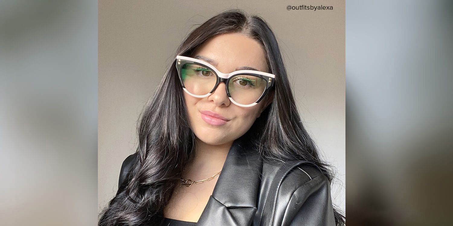 Cascata Noir Cateye Lunettes1