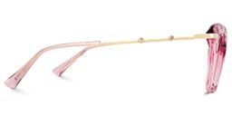 Juliet Rose Rectangulaire lunettes2