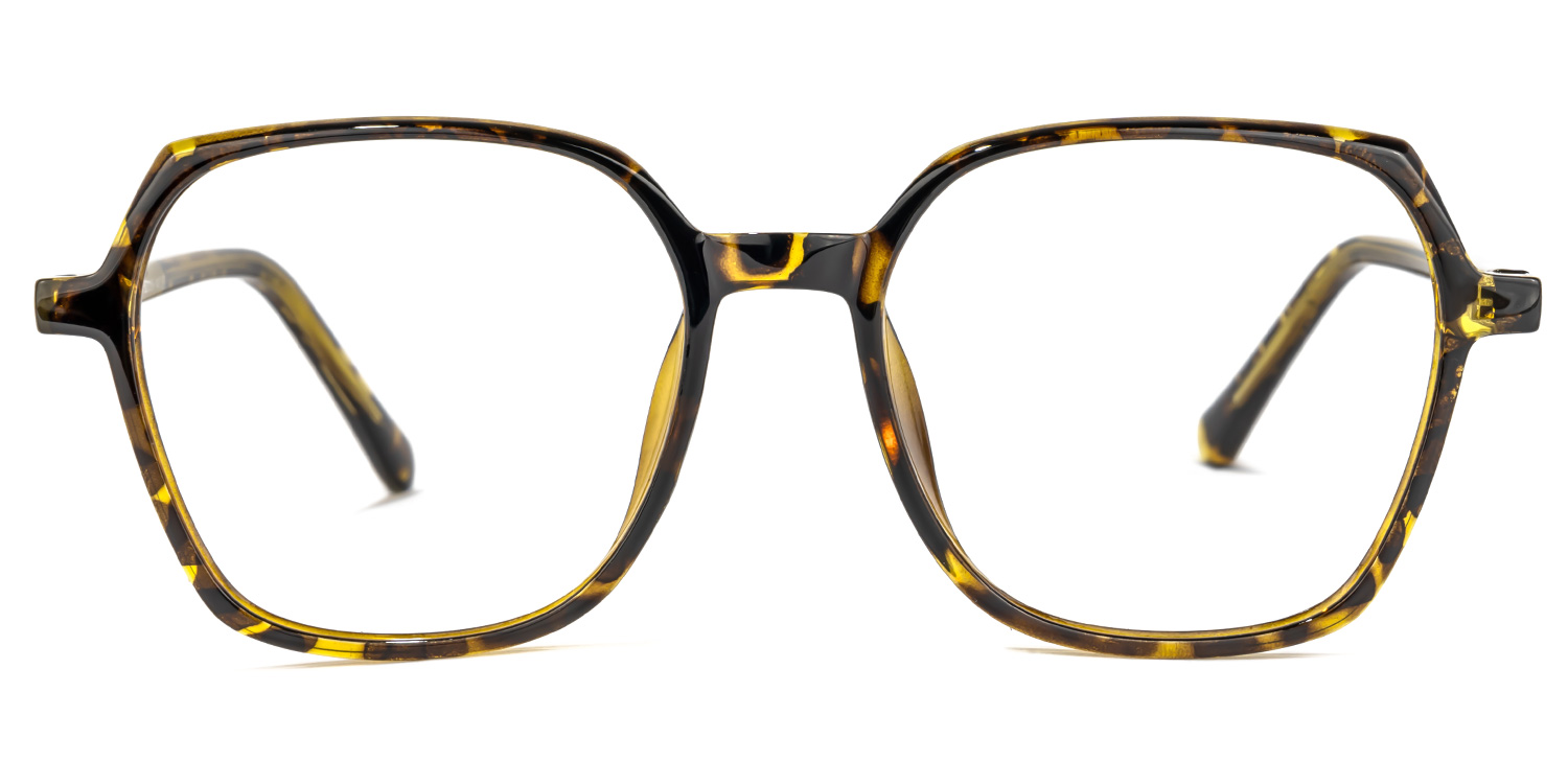 Rico Lunettes carrés écaille jaune 0