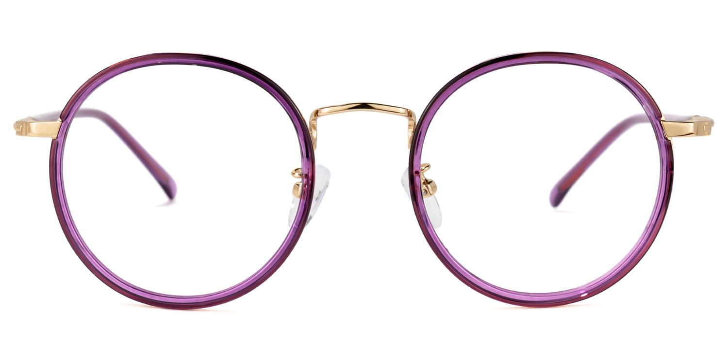 Diane Violet Ronde Lunettes0