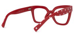 Malcolm Rouge-Point Carré lunettes3