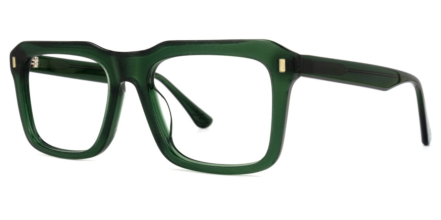 Haines Vert Carré Lunettes1