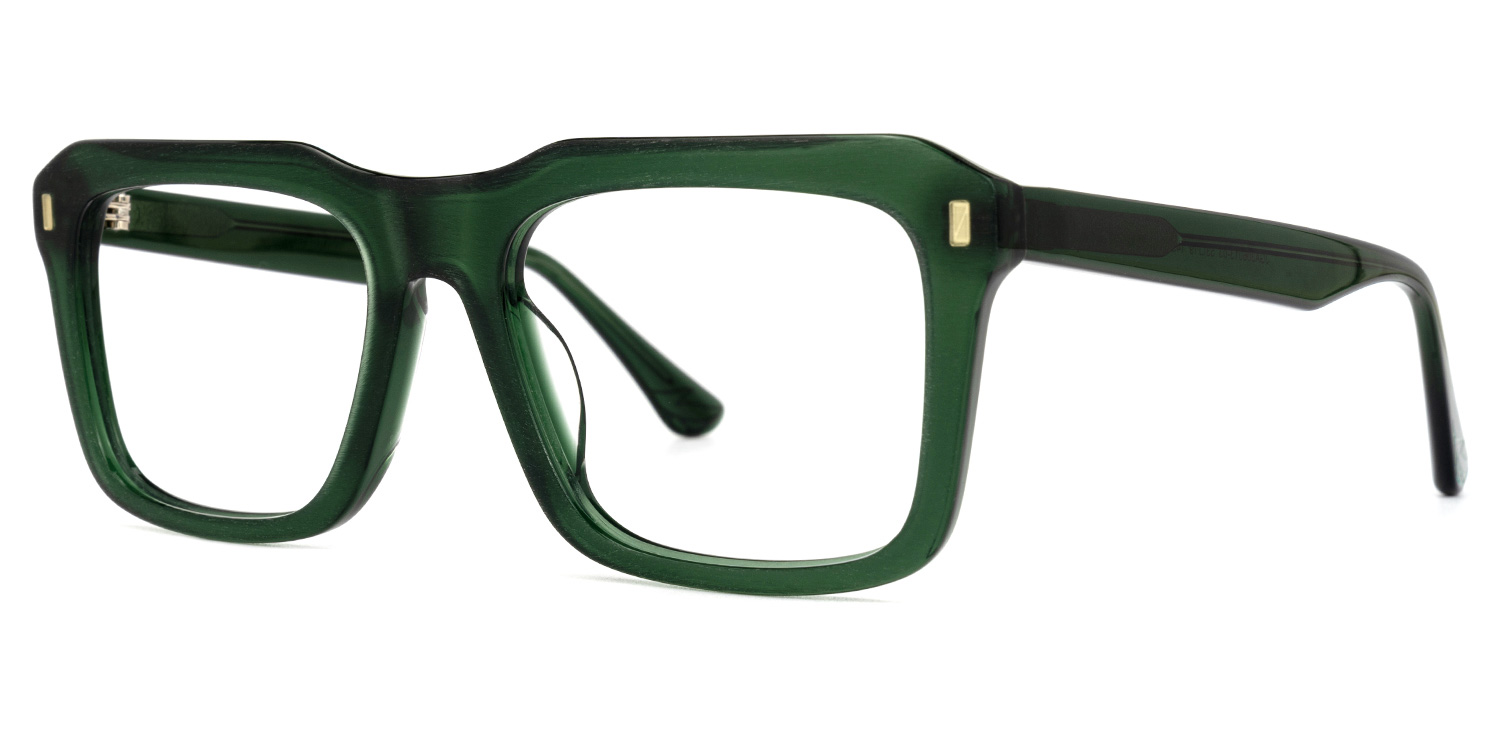 Haines Vert Carré Lunettes1