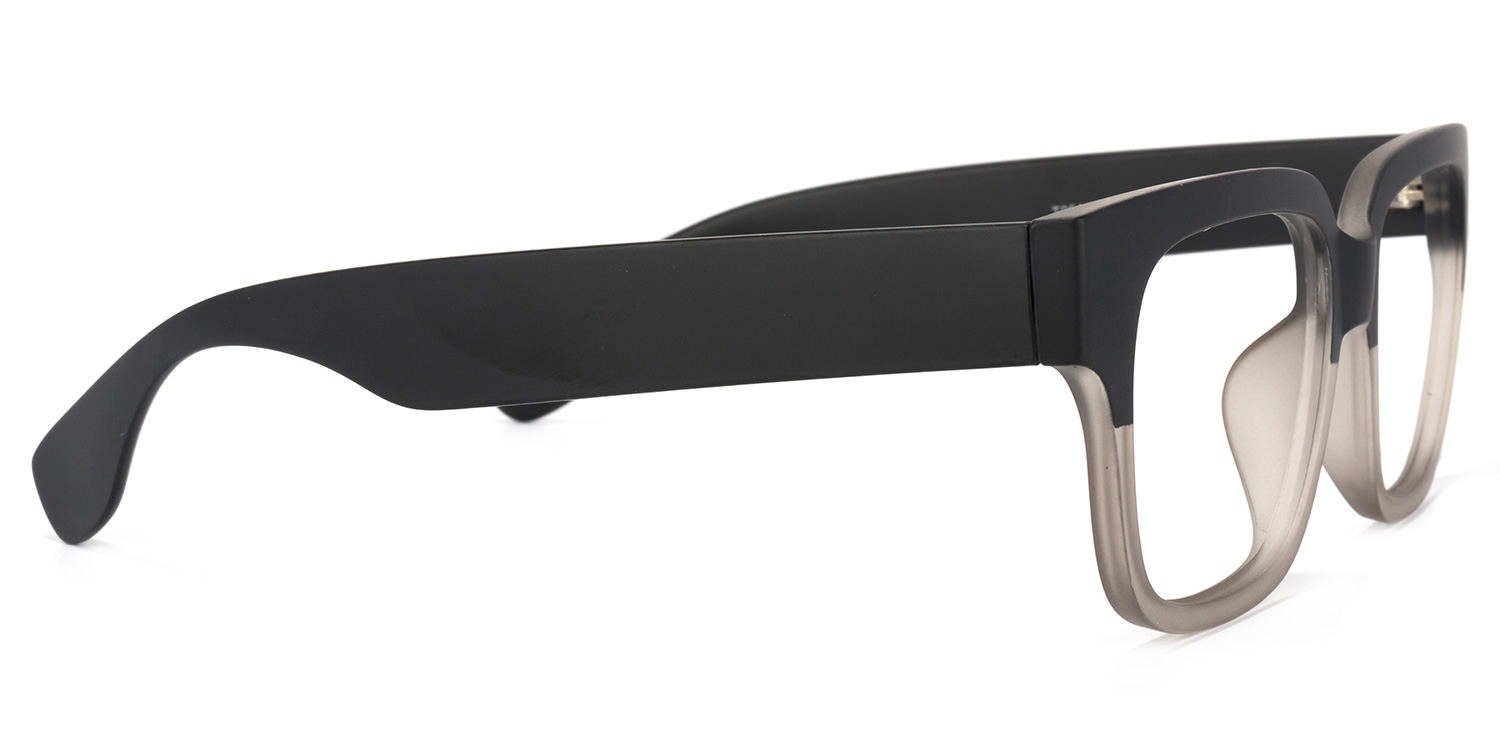 Colin Lunettes rectangulaires grises noires3