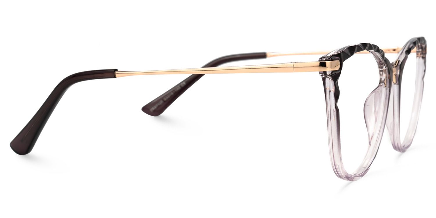 Vaughan Noir-Cristal Cateye Lunettes3