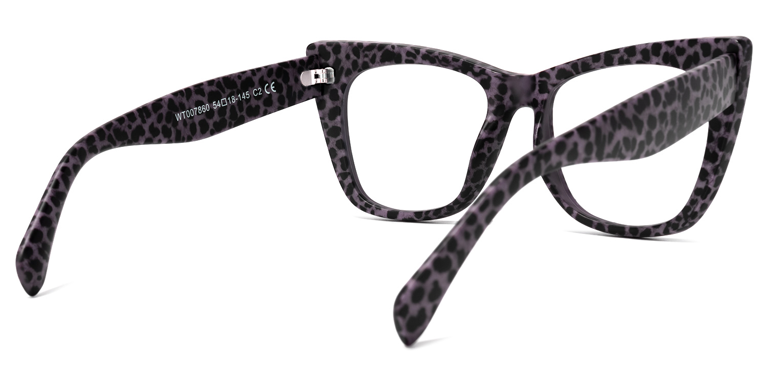 Fuller Violet Tortue Cateye Lunettes4