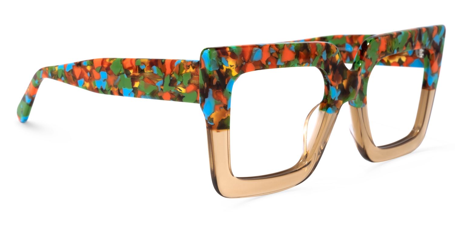 Brandon Floral Carré Lunettes2