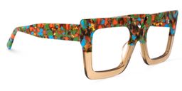 Brandon Floral Carré lunettes2