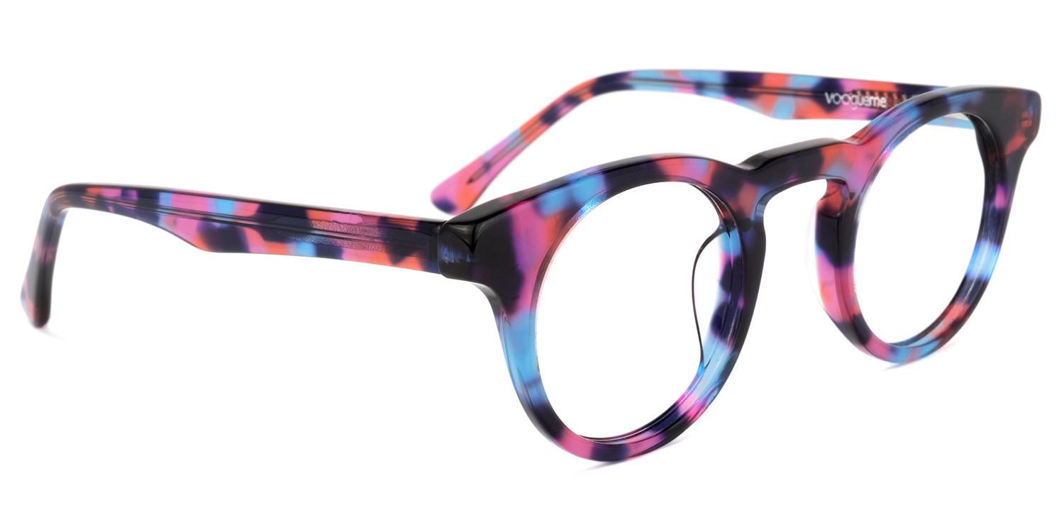 Elsie Floral Ronde Lunettes1