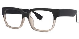 Colin Noir Gris Rectangulaire lunettes1