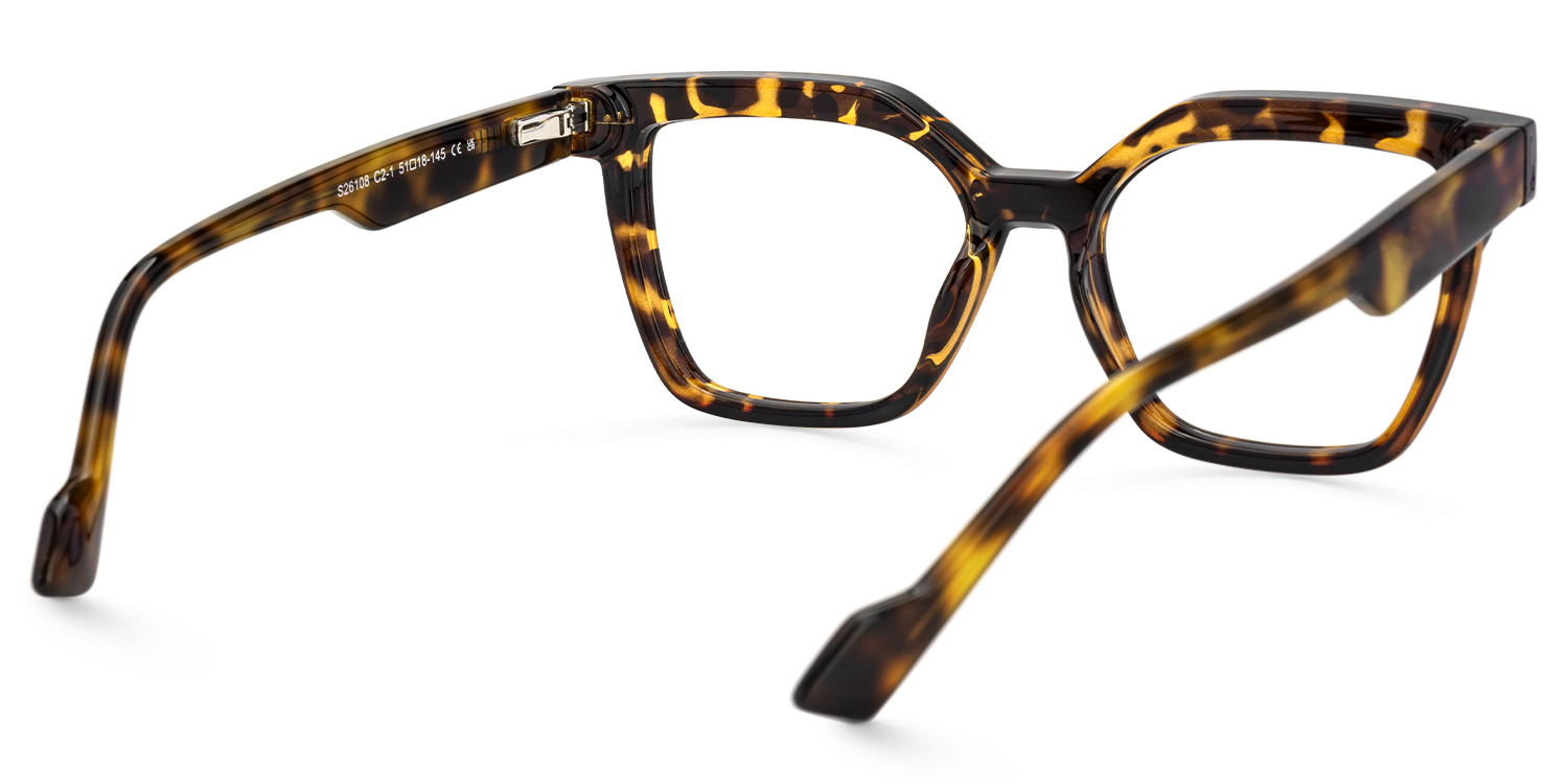 Pinette Tortue Carré Lunettes3