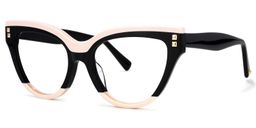 Cascata Noir Cat-eye lunettes3
