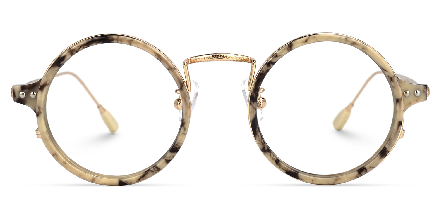 Hadassah Lunettes rondes jaunes 0