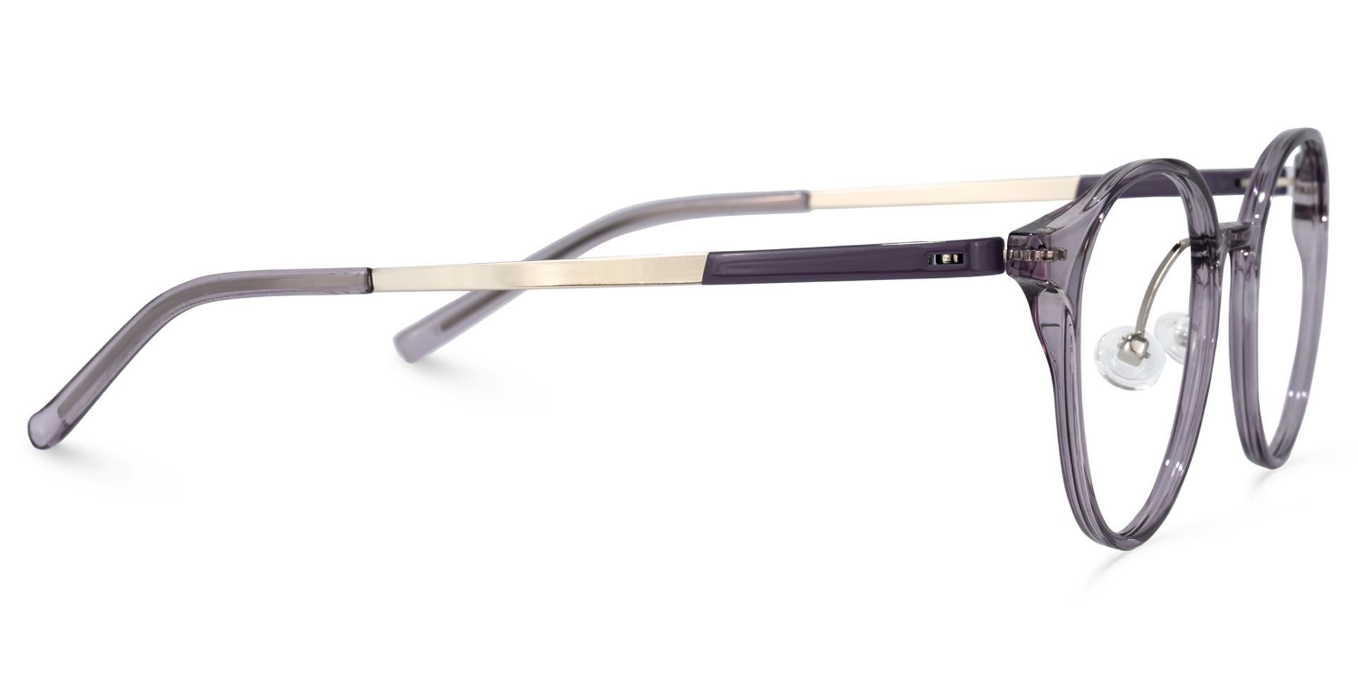 Laszlo Lunettes rondes Purple Crystal2