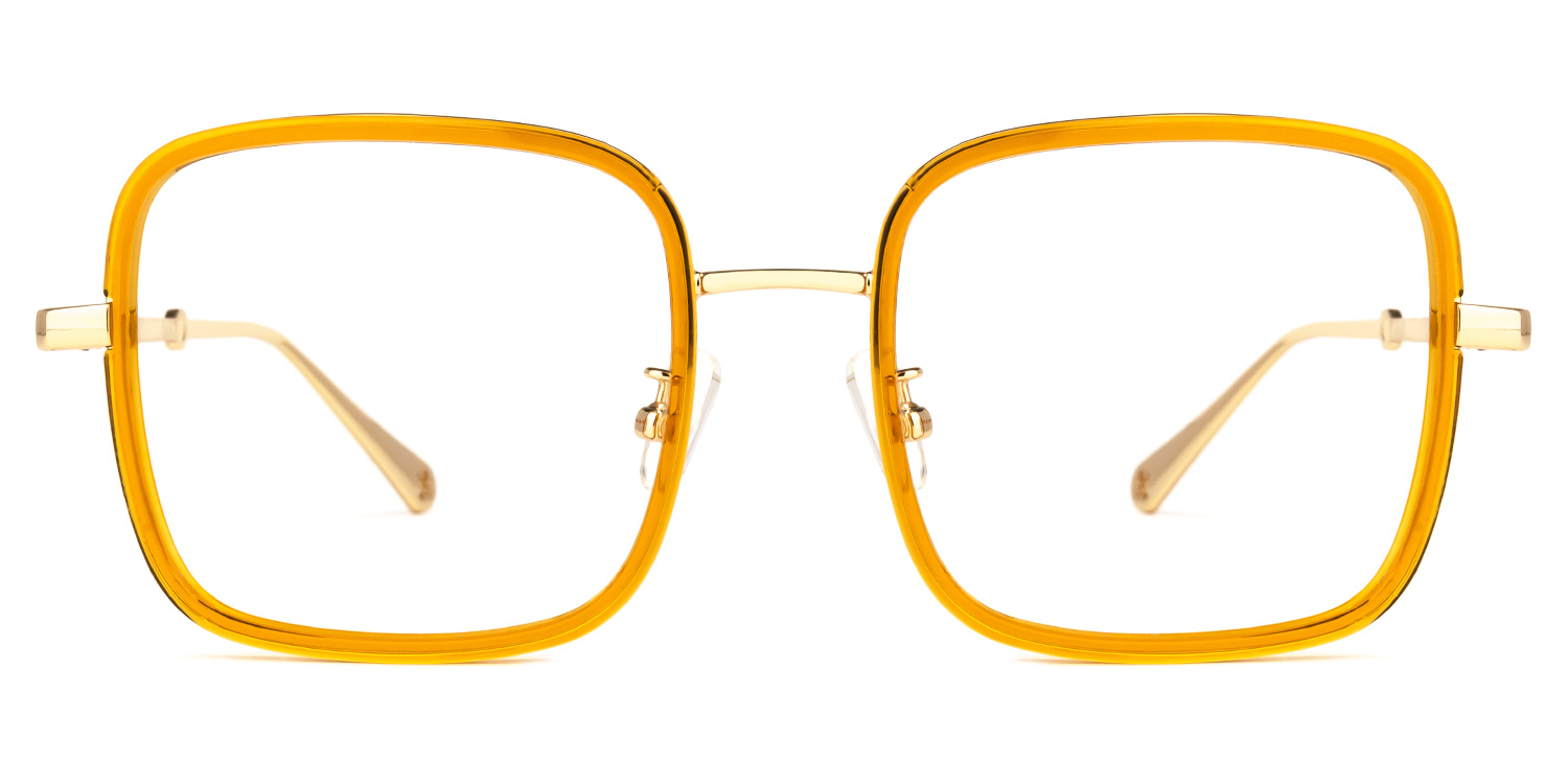 Ozzy Jaune Cristal Carré Lunettes0