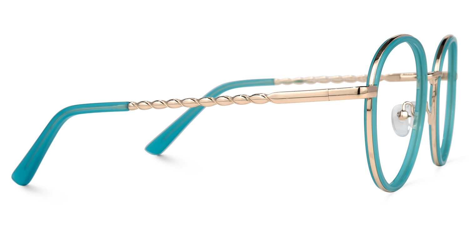 Betts Bleue Ronde Lunettes3