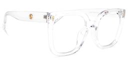 Ebony Cristal Carré lunettes3