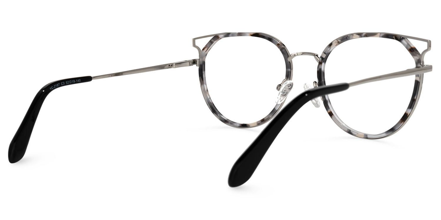 Irma Gris Tortue Cateye Lunettes2