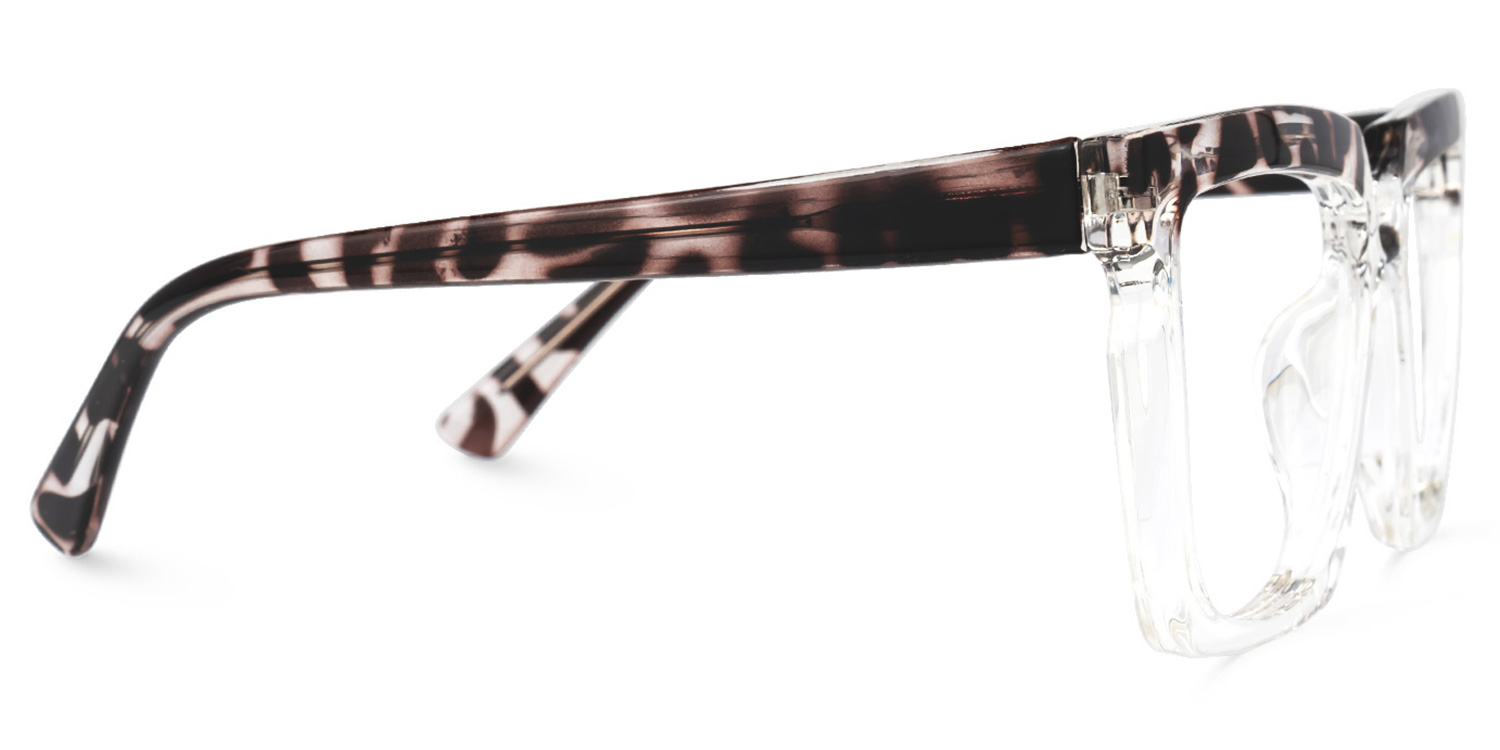 Margo Tortue Cristal Rectangle Lunettes2