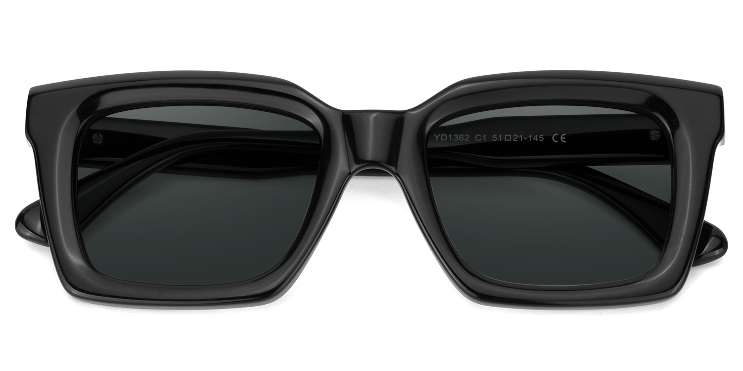Solana Noir Rectangle Solaires1